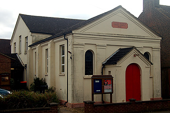 The older part of Caddington Baptist Church March 2012